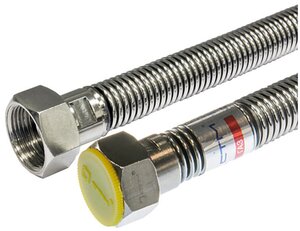 Гибкая подводка <b>для</b> газа CTM CGHF1240 гайка - гайка ½ Подводка <b>для</b> газа сильфонного типа 1/2" г/