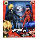 Набор кукол Bandai LadyBug & Cat Noir Леди Баг и Супер Кот, 26 см, 50365 - изображение