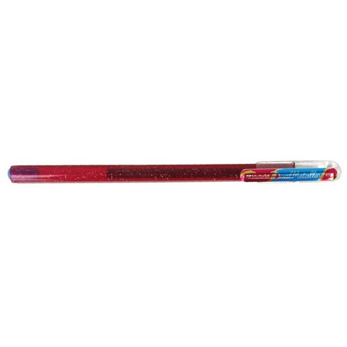 Pentel Гелевая ручка Hybrid Dual Metallic, 1 мм розовый+голубой K110-DCPX