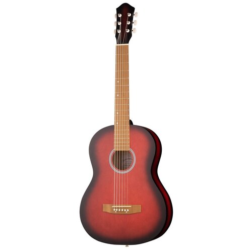 M-313-RD Акустическая гитара, красная, Амистар m 313 fl акустическая гитара пламя амистар