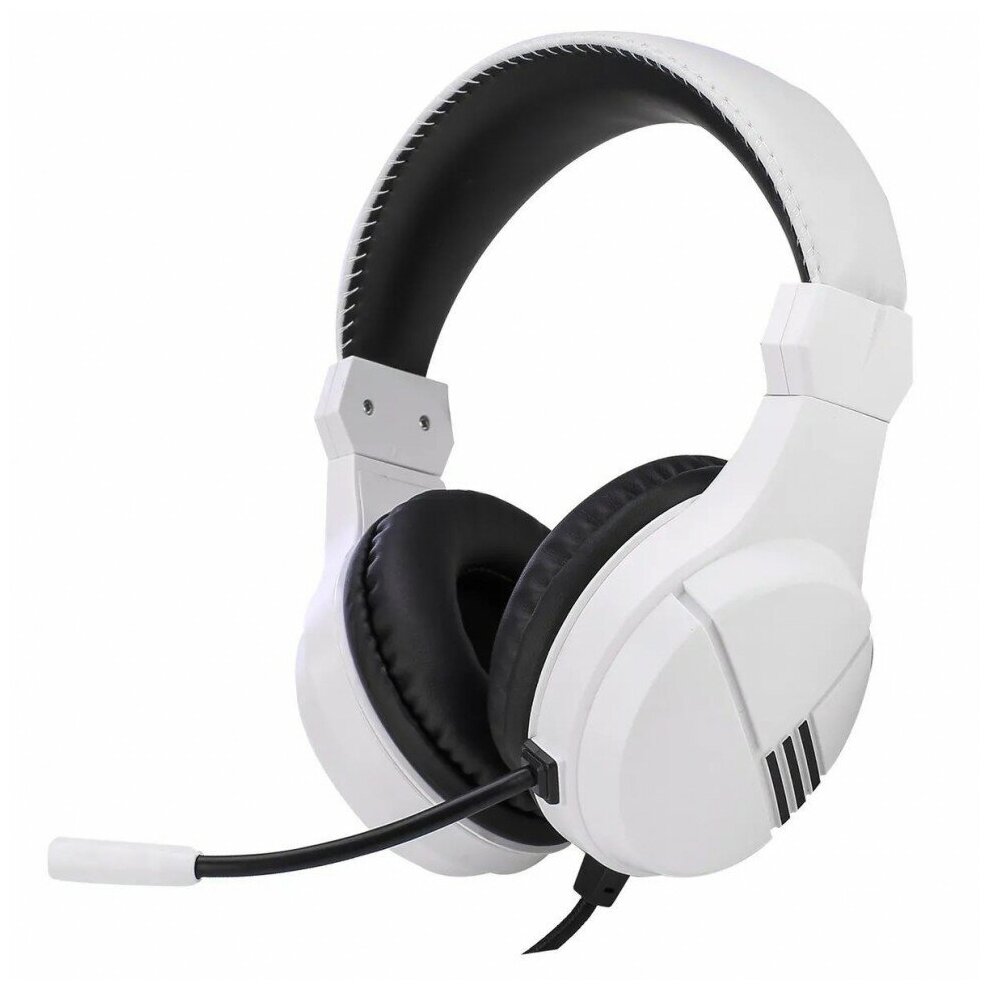 Игровая гарнитура Perfeo SECUTOR белая 15 м разъем 35 мм 4 pin переходник