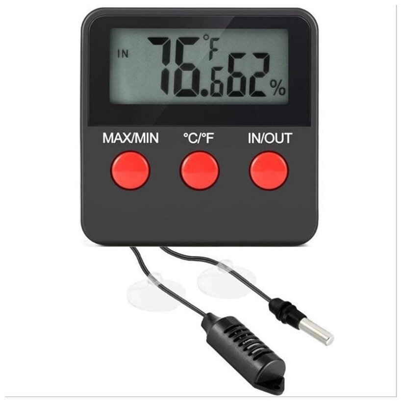 Термометр с гигрометром ТГМ-2 / Измеритель температуры и влажности для помещения / Гигрометр цифровой / Термометр цифровой - фотография № 4