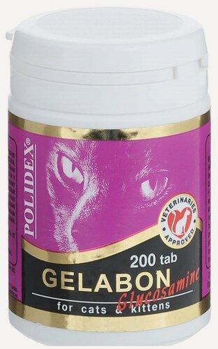 Изображение товара Polidex Витамины Gelabon для кошек 200 таб.