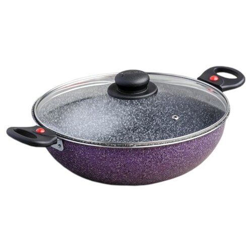 Казан алюминиевый JARKO 5142217, фиолетовый, 4 л