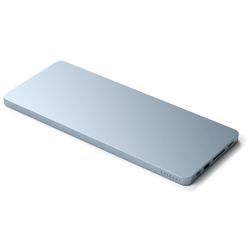 Сверхтонкая док-станция Satechi USB-C Slim Dock для iMac 24. Цвет: голубой внешний hd ssd накопитель yottamaster nmve m2 корпус nvme typec usb3 1 gen1 10 гбит с жесткий диск m 2 корпус ssd