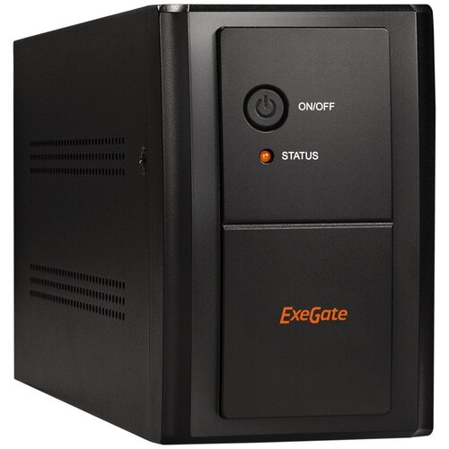 Интерактивный ИБП ExeGate SpecialPro UNB-1000 (EP212518RUS) черный 650 Вт exegate ибп ep212518rus ибп power back unb 1000