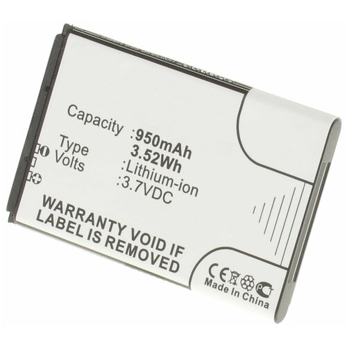 Аккумулятор iBatt iB-U4-M278 950mAh для Samsung GT-M7500, GT-S3653, S7070 Diva, Tocco Icon, Chat 322, GT-C3780, GT-M7600, GT-M7603,