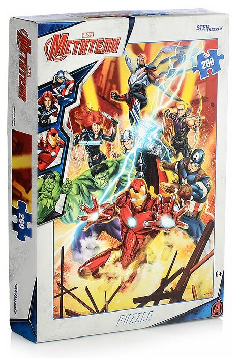 Пазлы Step Puzzle 260 элементов "Черная вдова" Marvel (95114)