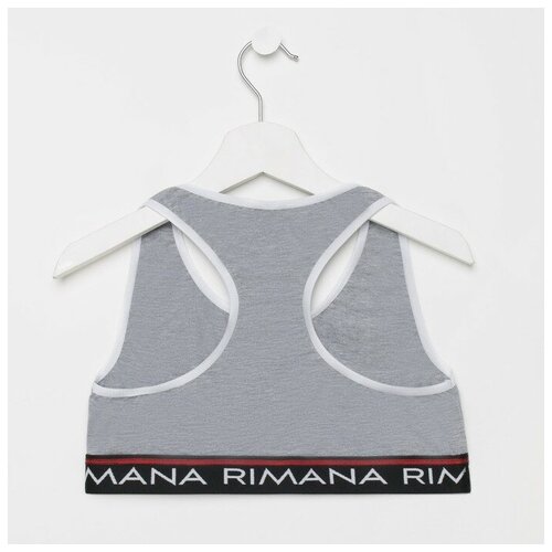 Топ женский, цвет серый, размер 46