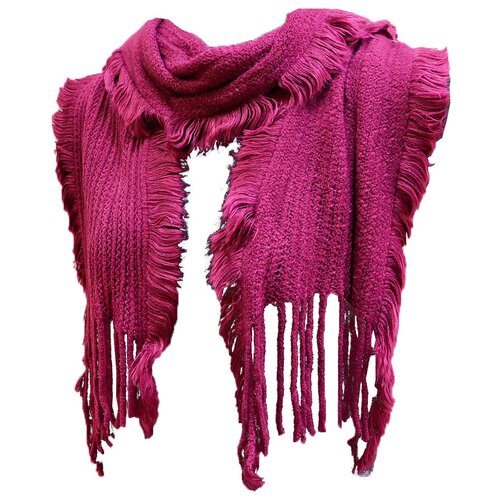 Шарф Crystel Eden,180х20 см, розовый шарф timberland с бахромой синий
