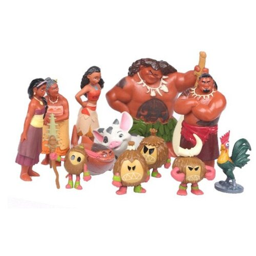 Набор фигурок Моана - Moana (12 шт.) набор фигурок disney моана мауи