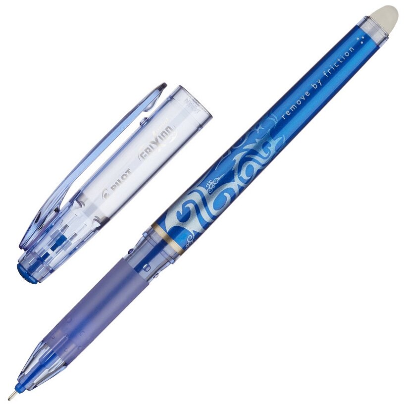 Ручка стираемая гелевая PILOT "Frixion Point", синяя, игольчатый узел 0.5 мм, линия письма 0.25 мм, BL-FRP-5