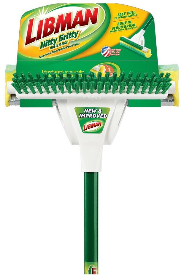 Швабра роликовая NITTY GRITTY с щеткой Libman 02010