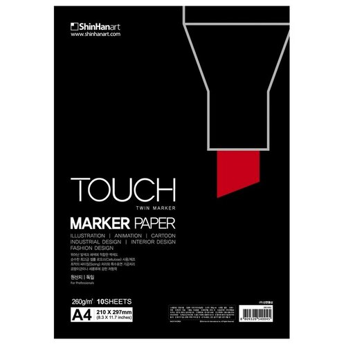Touch Бумага для рисования Marker Pad A4 10 л