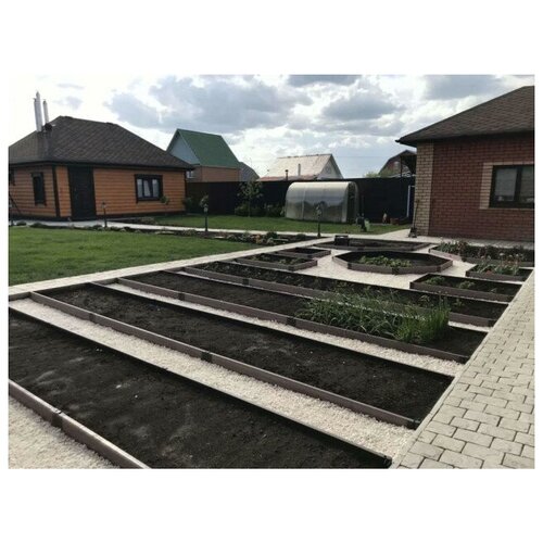 Грядка готовая из ДПК HOLZHOF теплая, 200*100*15 см, 893200