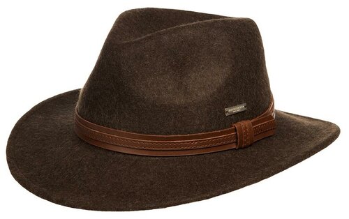 Шляпа SEEBERGER арт. 70425-0 FELT FEDORA (темно-коричневый), размер 57