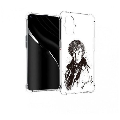 Чехол задняя-панель-накладка-бампер MyPads шерлок холмс портрет для OnePlus Nord N20 5G противоударный