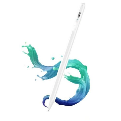 Активный стилус Magic Drawing Pen для планшета / Белая / Сенсорная ручка для Apple iPad/ iOS / Android / для смартфона / для мобильного телефона