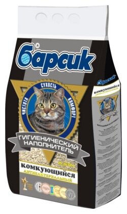 Барсик Барсик комкующийся наполнитель Антибактериальный 4,54л 92014, 3,6 кг