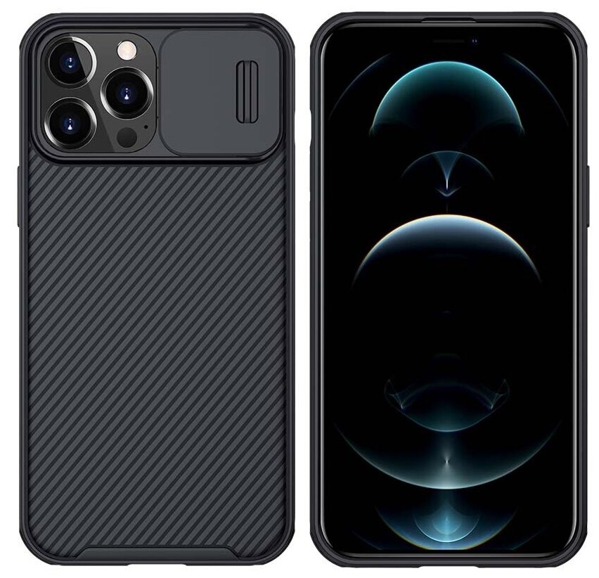 Накладка Nillkin CamShield Pro Case с защитой камеры для iPhone 13 Pro черный