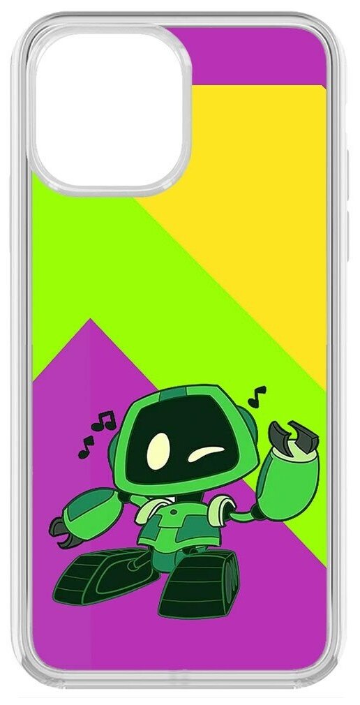Чехол-накладка / чехол для телефона / Krutoff Clear Case Хаги Ваги - Буги-бот для iPhone 13 Pro Max