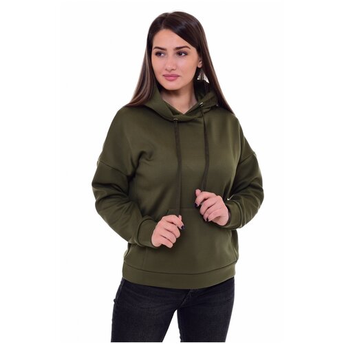 фото Толстовки зефиртекс толстовка женская 6-177 (хаки) (44, хаки)