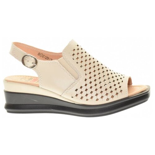 фото Тофа tofa босоножки женские, размер 41, цвет бежевый, артикул 212912-7