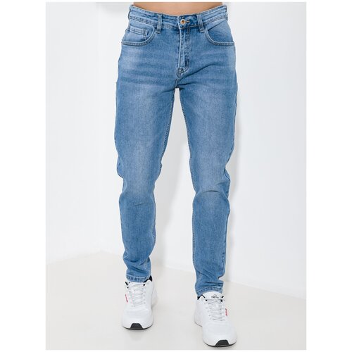 Джинсы зауженные к низу, одежда мужская летняя MkJeans 50 RU