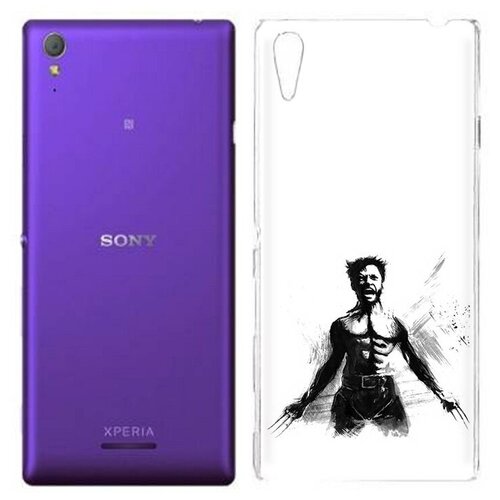 Чехол задняя-панель-накладка-бампер MyPads росомаха для Sony Xperia T3 противоударный чехол задняя панель накладка бампер mypads веселая собака для sony xperia t3 противоударный