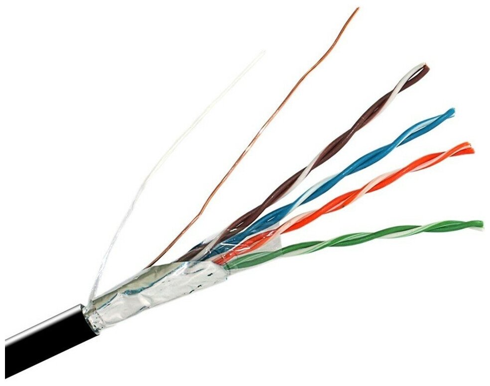 фото Кабель Витая пара FTP 4x2x0,5 FocNet 50м кат. 5е OUTDOOR.