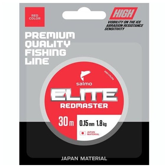 Леска монофильная зимняя Salmo Elite REDMASTER 030/008