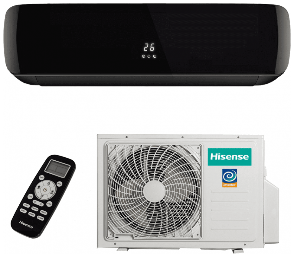 Кондиционер (сплит-система) Hisense Black Crystal Classic A AS-10HW4SYDTG5B