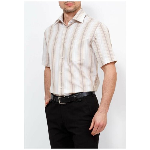 фото Рубашка casino, размер 174-184/40, бежевый