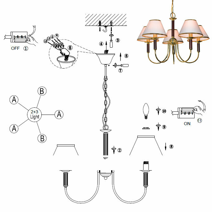 Люстра Arte lamp - фото №15