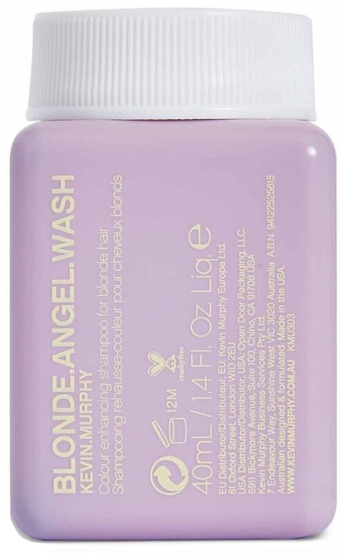 Kevin.Murphy шампунь Blonde.Angel.Wash тонирующий для светлых волос, 40 мл