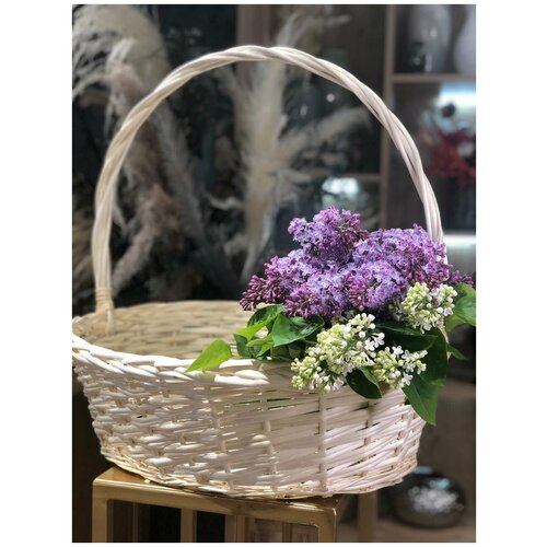 Корзина для цветов, плетеная корзина, корзина для хранения, универсальная корзина, корзина для декора