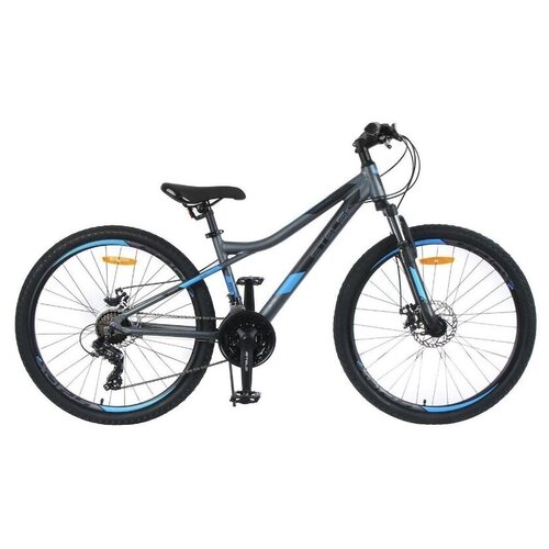 Велосипед горный STELS Navigator 610 MD 26', рама 16', антрацитовый/ синий'