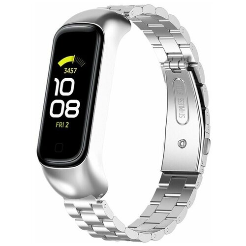 Стальной браслет для Samsung Galaxy Fit 2 SM-R220 серебряный 131900₽