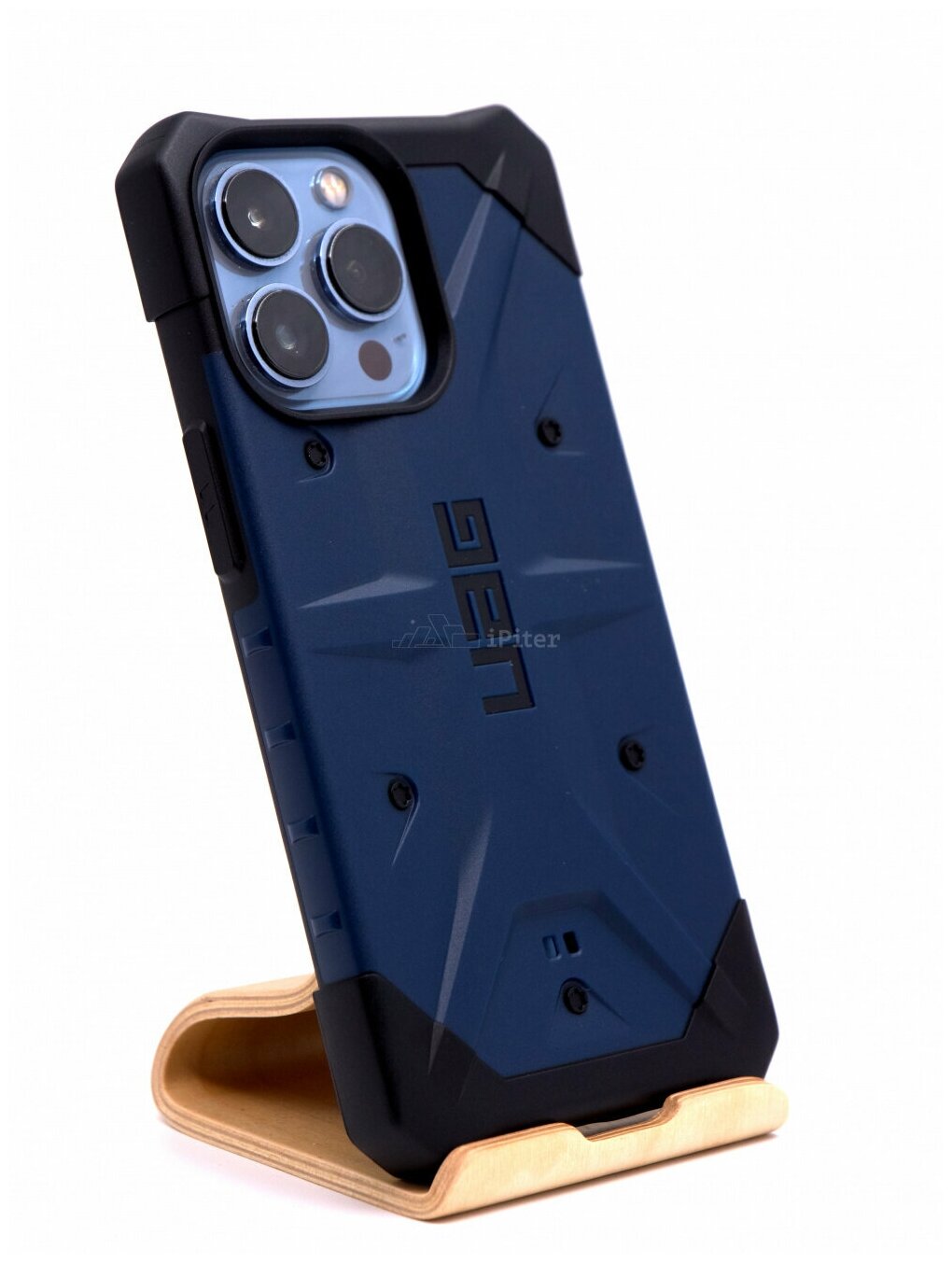 Чехол Urban Armor Gear (UAG) Pathfinder Series для iPhone 13 Pro, цвет Темно-синий (Mallard) (113157115555)