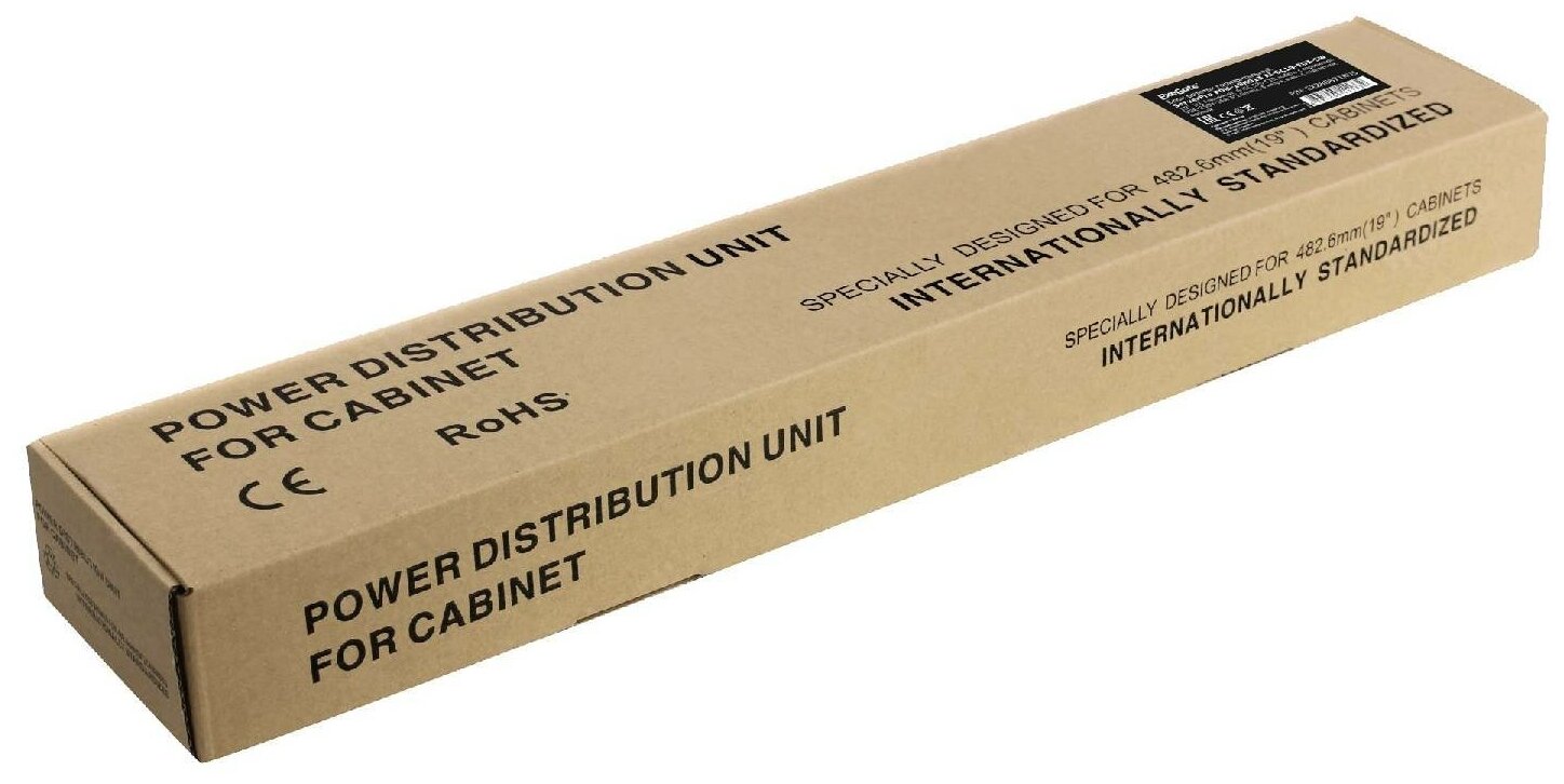 Exegate EX280871RUS Блок розеток ExeGate ServerPro PDU-19H013 Al-6C19-EU3-SW, 19",1U,алюм, 6 IEC 320 C19, евровилка, 3м - фото №3