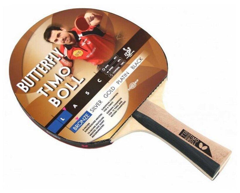 Ракетка для настольного тенниса Butterfly Timo Boll, bronze, арт.00003881