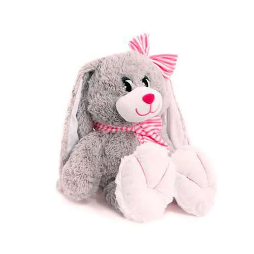 фото Мягкая игрушка заяц лаврик с шарфом 40 см ip21vek