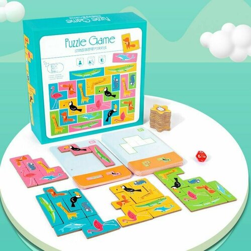 Игра головоломка настольная Джунгли зовут 5+, работа с пространством