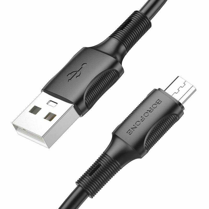 Кабель micro usb Borofone BX80 Микро юсб черный