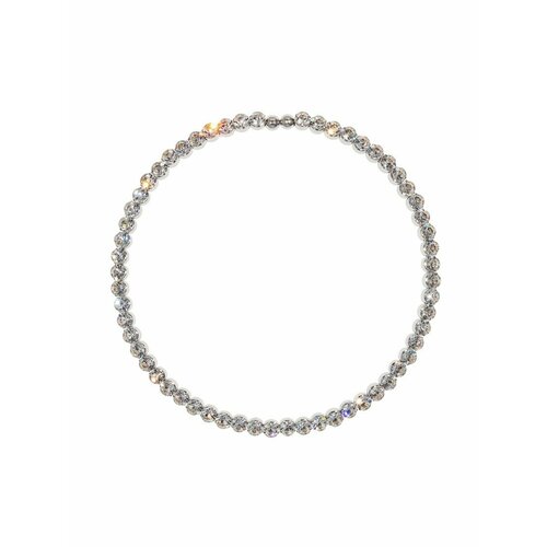 Колье Kalinka modern story, кристалл, длина 40 см, серебристый