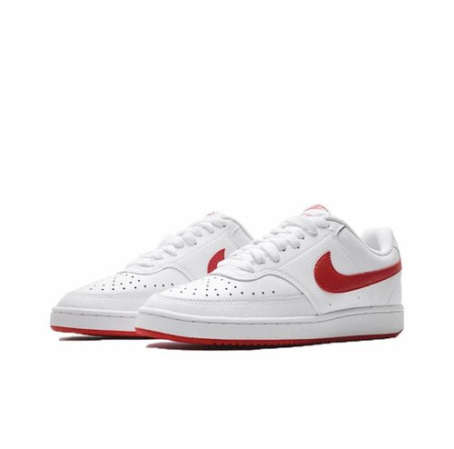 Кроссовки NIKE Court Vision Low, размер 44 EU, красный, белый