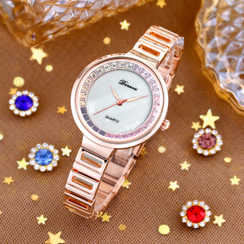 фото Наручные часы наручные женские кварцевые часы denvosi s581, белый, золотой