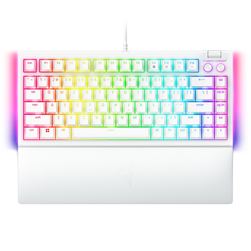 Игровая клавиатура Razer BlackWidow V4 75 White RZ03-05001700-R3M1 русские буквы 2108300₽