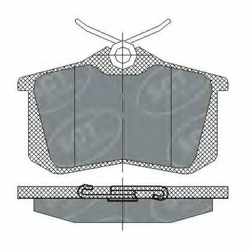 Колодки тормозные дисковые Sct SP113