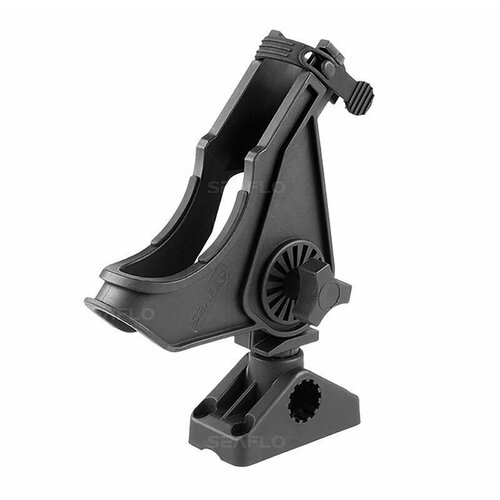 Держатель удилища спиннинга SeaFlo быстросъемный с вращением на 360 градусов черный пластик 1680₽